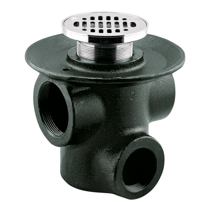 Helvex Coladera Redonda Para Piso Con Sello Modelo 25