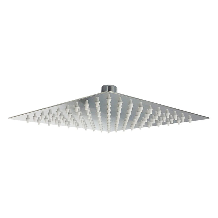 Rugo Regadera Ultra Delgada Cuadrada 8x8" Acero Inoxidable Modelo 44UCB