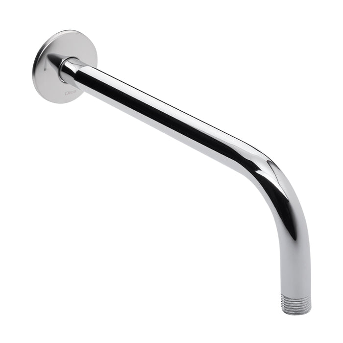 Dica Brazo Cuadrado 30cm a Pared Con Chapeton Modelo 4552BRR Acabado Cromo