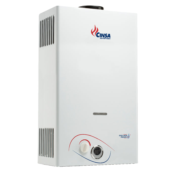 Cinsa Boiler Calentador De Agua Instantáneo Para 1 Servicio CIN-13B
