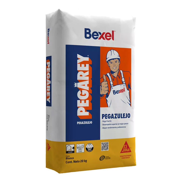 Adhesivo Pegarey Bexel Saco 20kg Color blanco