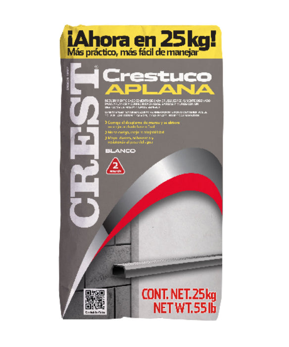 Crestuco Aplana Crest Saco 25kg Color blanco