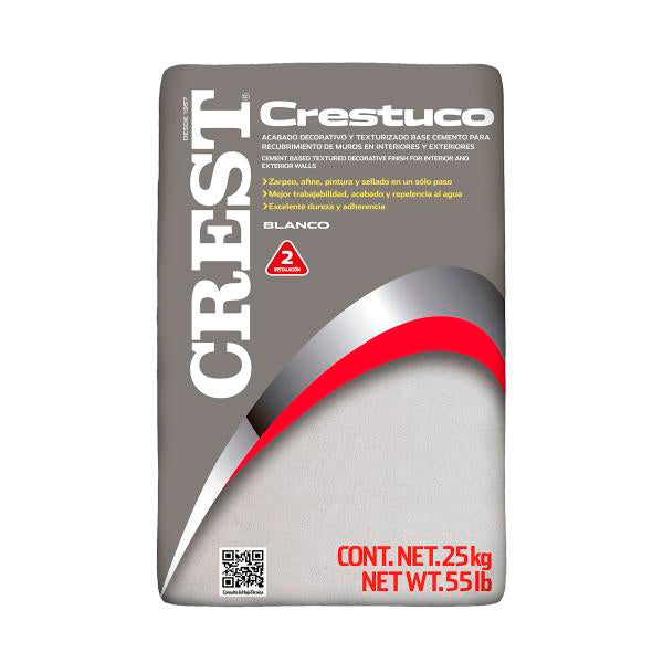 Crestuco Crest Saco 25kg Color blanco