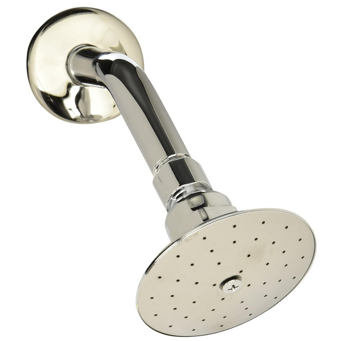 Urrea Regadera Para Baño Con Brazo y Chapeton Acabado Cromo Modelo 3002B
