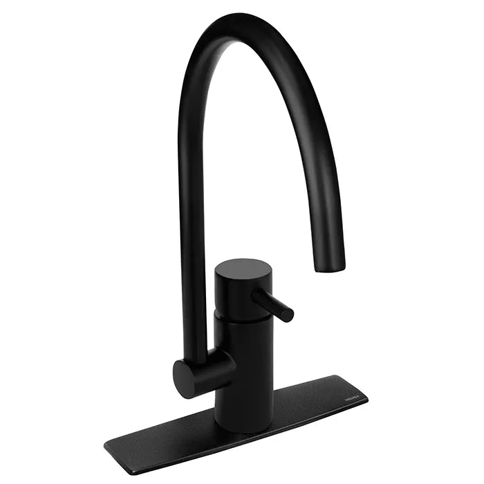 Helvex Monomando Para Fregadero Ebano Color Negro Modelo E-300-EB