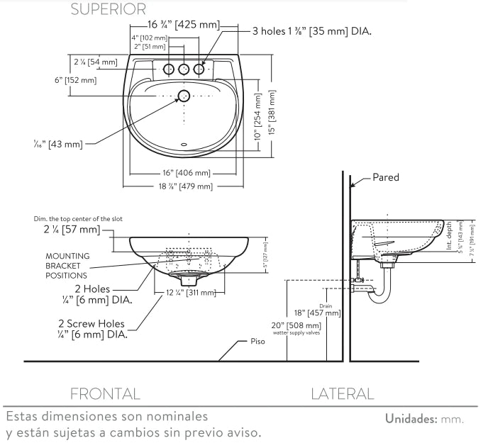 Lavabo Para Baño Corona Civic 4 Avant blanco