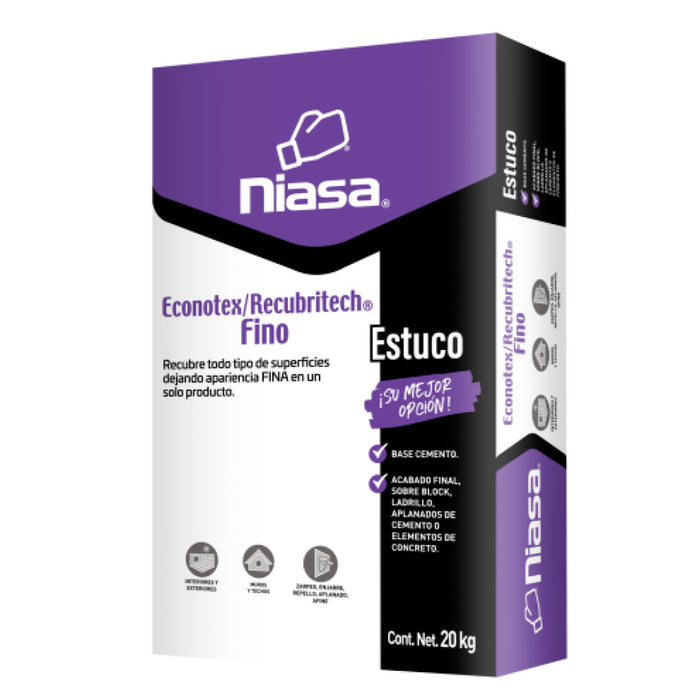 Econotex Niasa Saco 20kg Color blanco