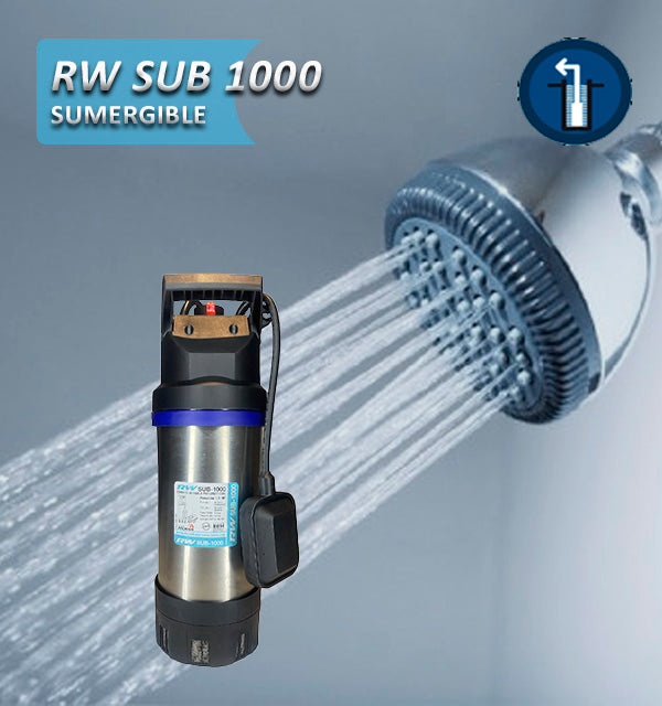 Rowa Bomba Presurizadora de Agua Sumergible Sub 1000