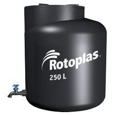 Rotplas Tamboplas de 250lts Modelo 500040 Color Negro