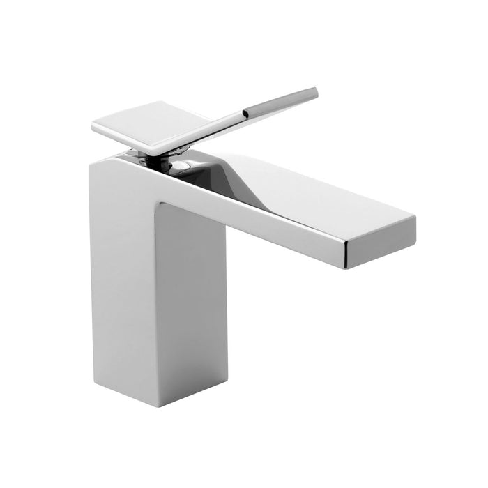 Urrea Monomando Para Lavabo Corto Cuadradro Acabado Cromo Modelo 9489CU