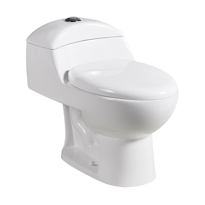 Dica Sanitario Wc One Piece Alargado Ceramico Color Blanco