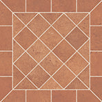 Daltile Piso Santa Clara Caja (2.11268)37x37cm Color Cotto Modelo ZSC7
