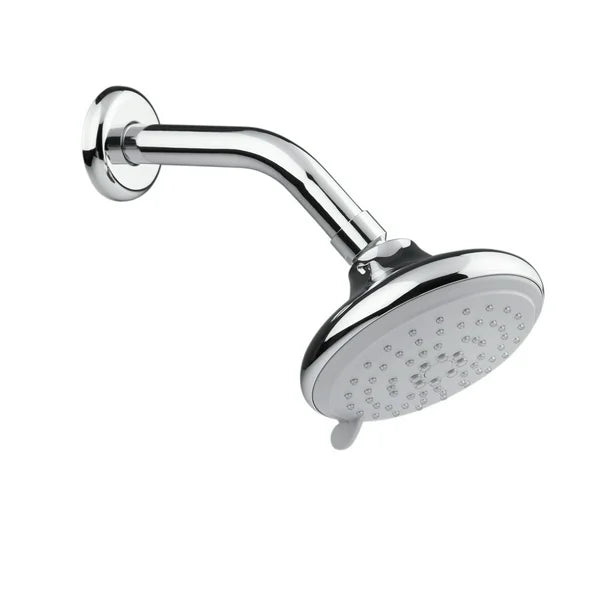 Urrea Regadera Cromo Con Brazo Y Chapeton 5 Funciones Baño