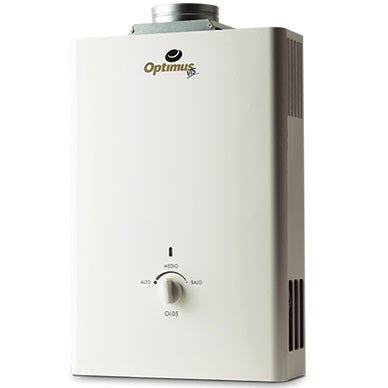 Boiler Calentador Instantáneo Optimus OI-07 A 1 Serv G-Nat