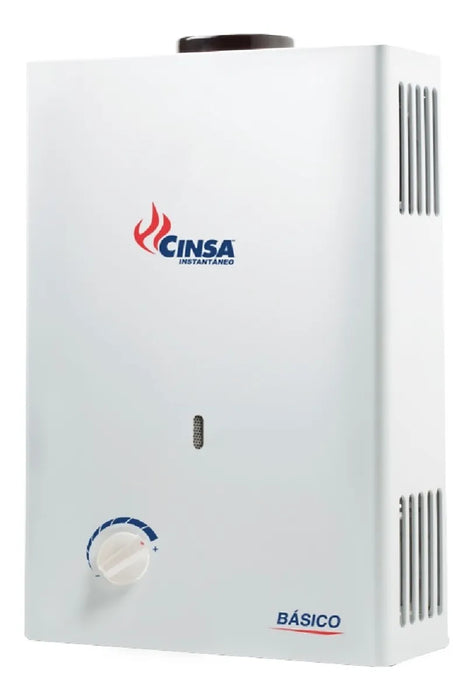 Cinsa Boiler Calentador de Paso Instantáneo Para 1 Servicio CIN-06E