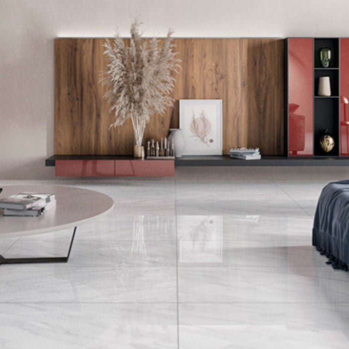 Piso Tipo Marmol Blanco Napa White 50X100cm | Vitromex