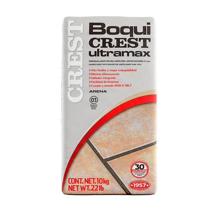 Boquilla Ultramax Crest Saco de 10kg Colo Arena
