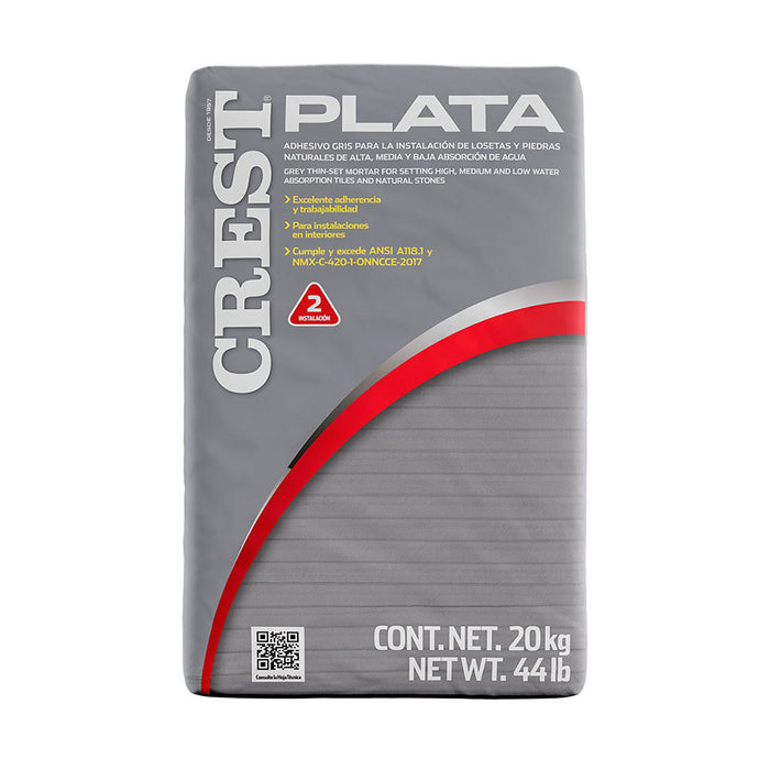 Crest Plata saco de 20 kg | Adhesivo para la instalación de pisos y azulejos