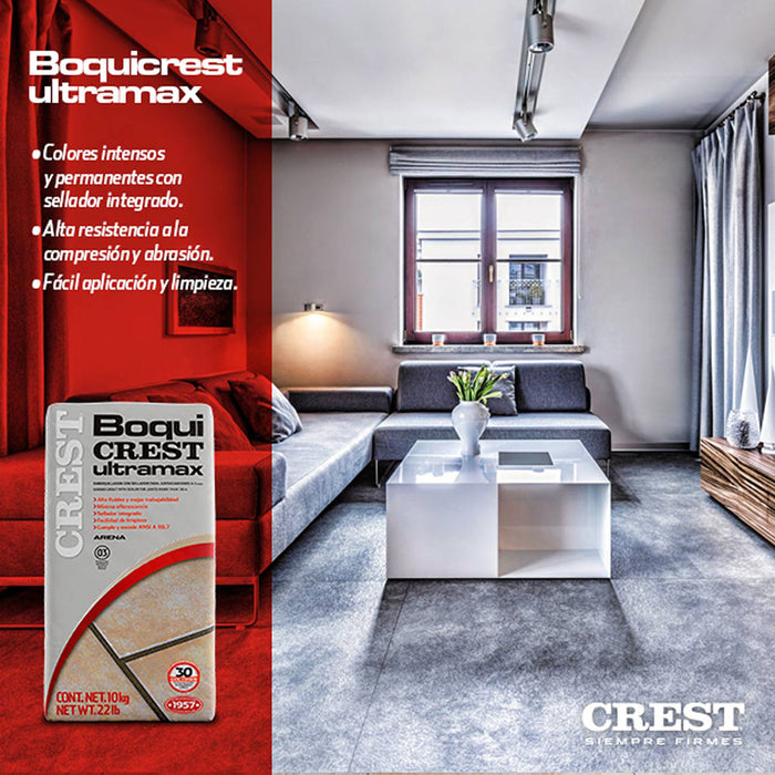 Boquilla Ultramax Crest Saco de 10kg Colo Arena