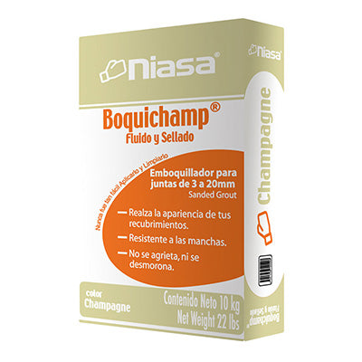 Boquilla Boquichamp NIASA Champagne Saco 10kg