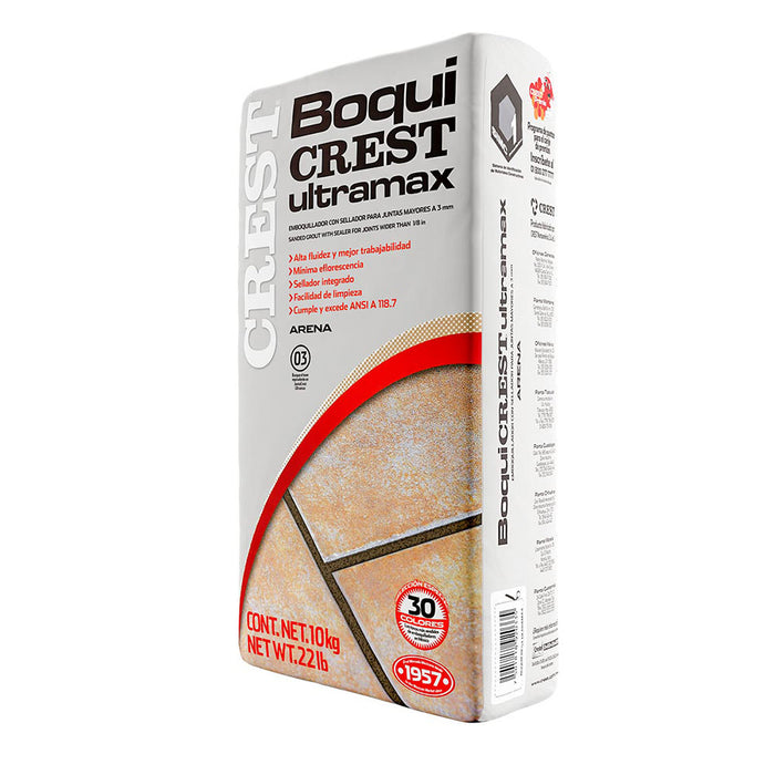 Boquilla Ultramax Crest Saco de 10kg Colo Arena