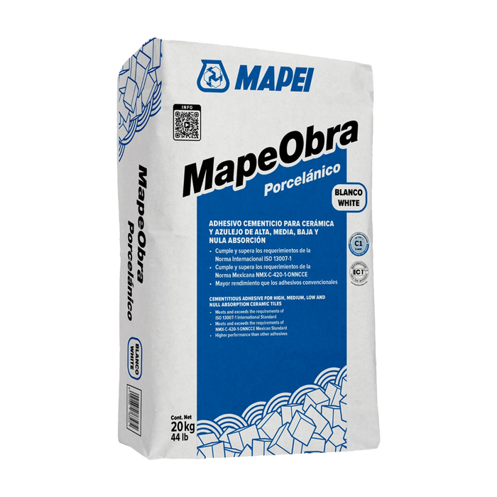 MAPEI MAPEOBRA PORCELANICO 20kg GREY BAGS