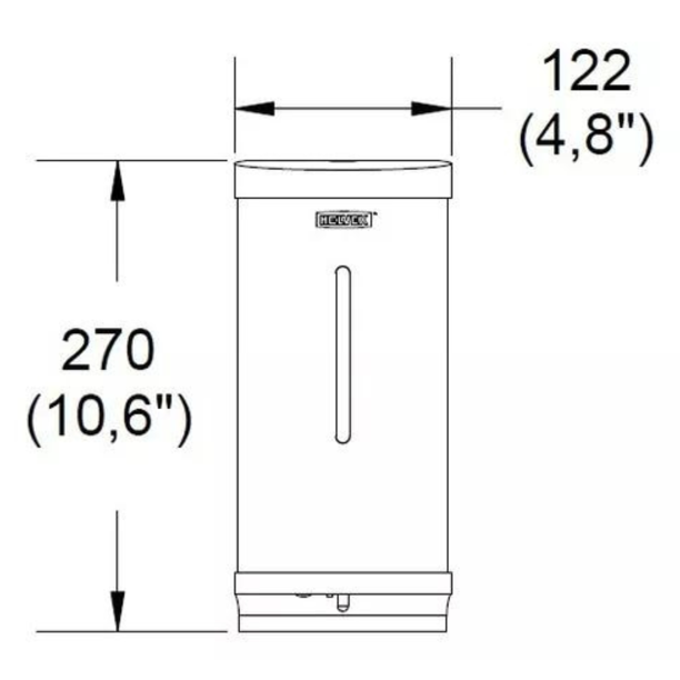 Helvex Dosificador Electronico Para Jabon Liquido y Gel Modelo MB-1100