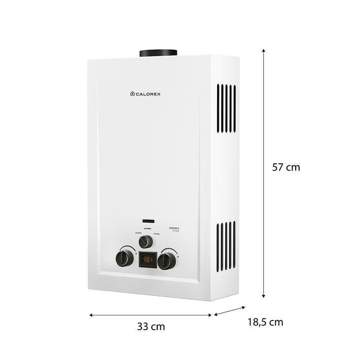 Calorex Boiler Calentador de Agua Instantaneo Fortis S 11 Para 2 Servicios