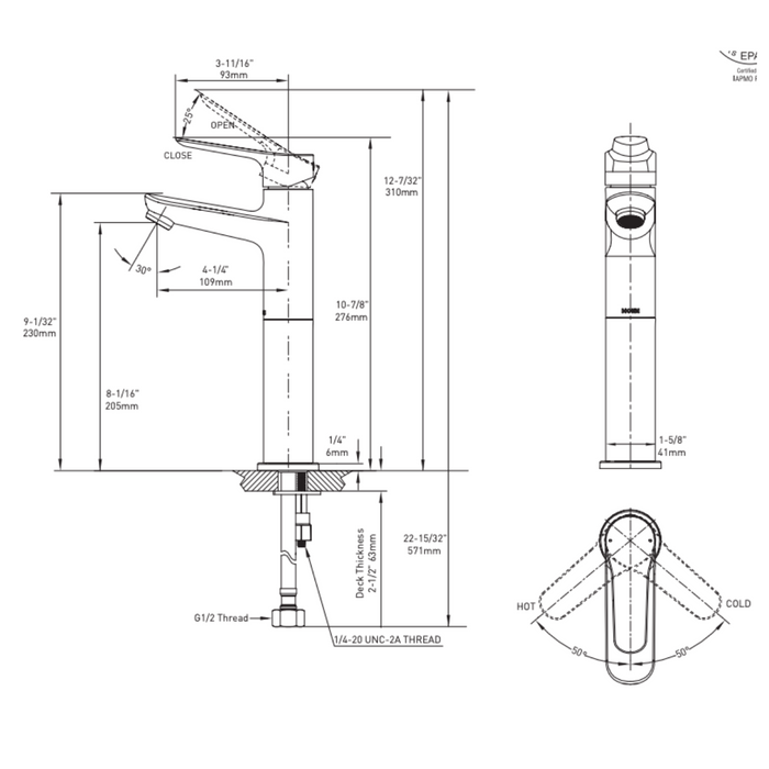 Moen Monomando Para Lavabo Siena Acabado Cromo Modelo LAT15122