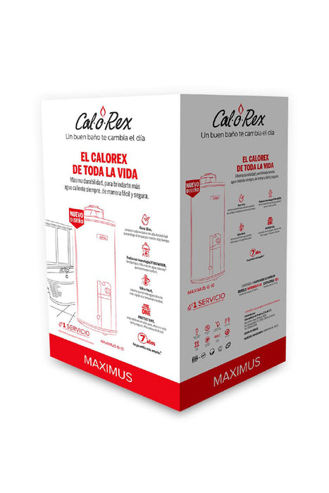 Calorex Boiler Calentador de Agua De Deposito Para 1 Servicio Maximus G-10