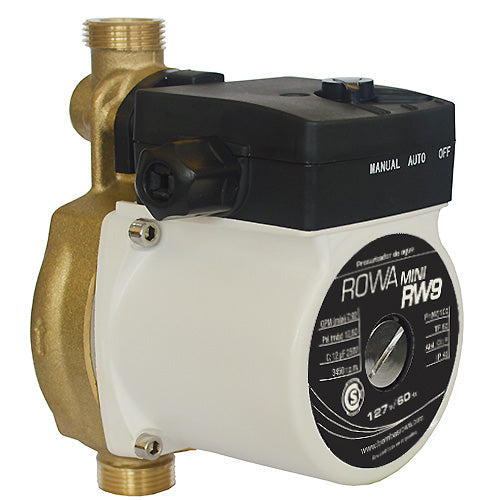 Rowa Bomba Presurizadora De Agua  Mini Rw 9