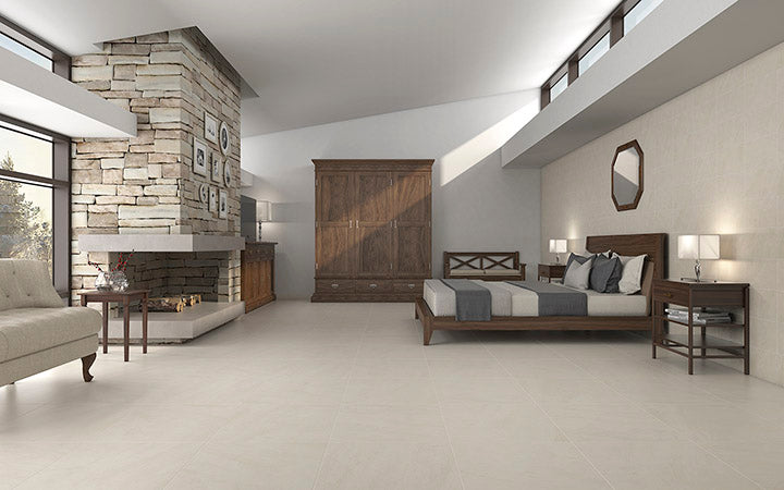 Piso Perlage Beige, cerámico 55.5 x 55.5 cm