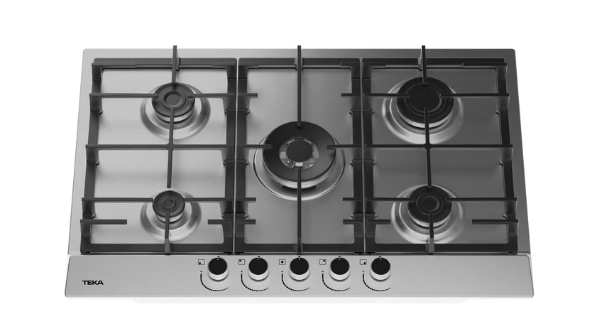 Parrilla Empotrable TEKA de 75 cm en Cristal Blanco con Parrillas de Hierro Fundido
