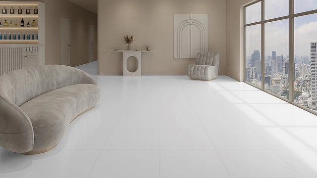 Piso Pure White Modelo GPR1, 60 x 60 cm