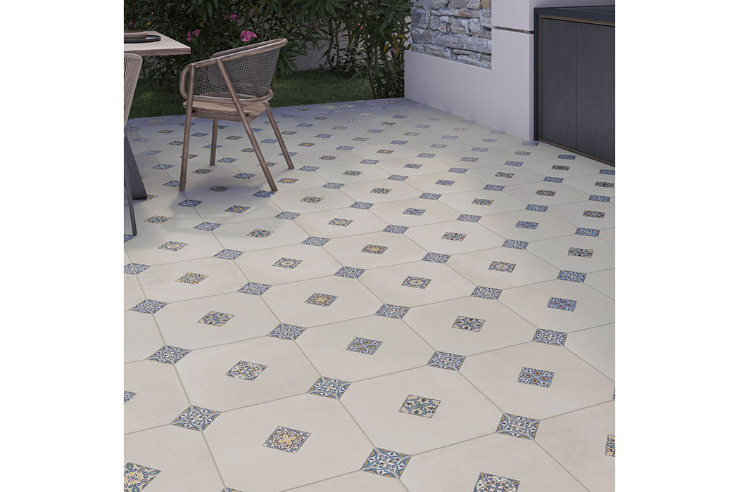 Piso Symbol Greige Modelo ZSY6, cerámico 37 x 37 cm