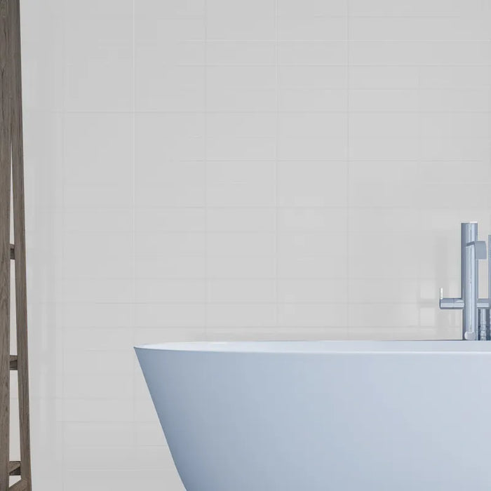 Piso Urbania White Modelo ZUR1, cerámico 30 x 45 cm