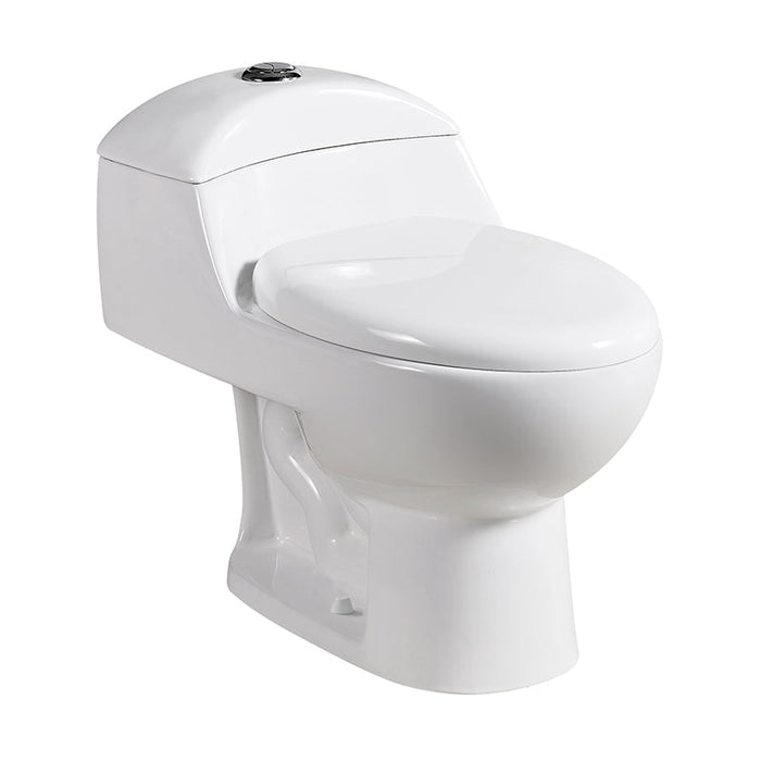 Dica Sanitario Wc One Piece Alargado Ceramico Color Blanco
