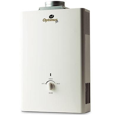 Boiler Calentador Instantáneo Optimus  OI-07 A 1 Serv G-Nat