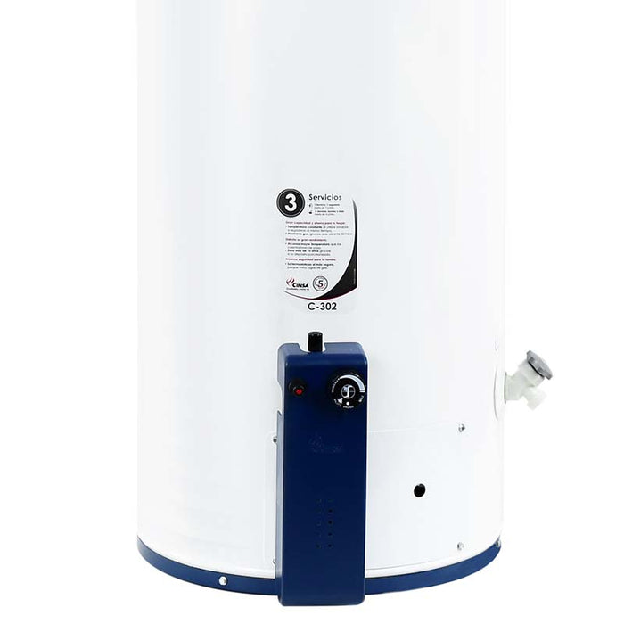 Cinsa Boiler Calentador de Agua De Deposito Para 3 Servicios C-302