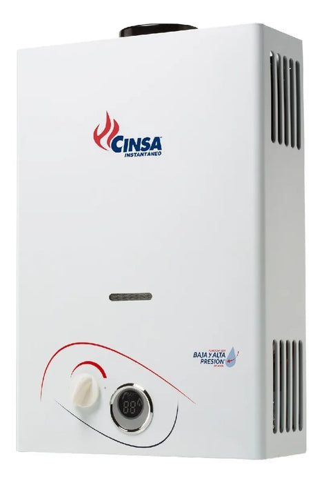 Cinsa Boiler Calentador De Agua Instantáneo Para 1 Servicio CIN-13B