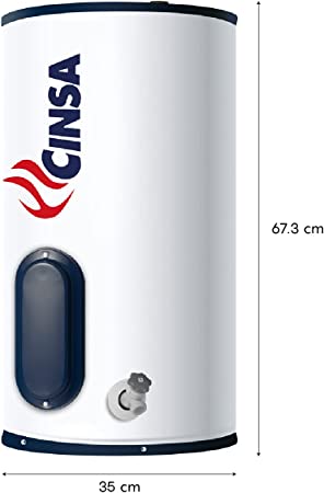 Boiler Calentador De Agua De Deposito Cinsa CIE10 40L Para 1 Servicio