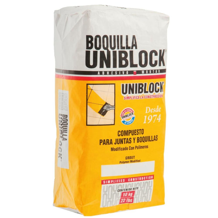 Boquilla Uniblock Colo Gris Saco de 10 kg